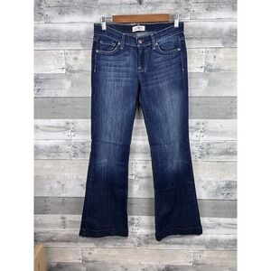DPD Women's Dark Wash Jeans 26 With Cuffed Ankle